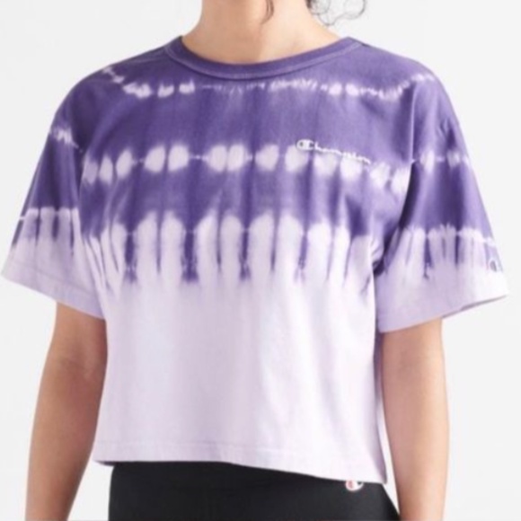 Tie Dye Cropped Tee - Picture 1 of 5